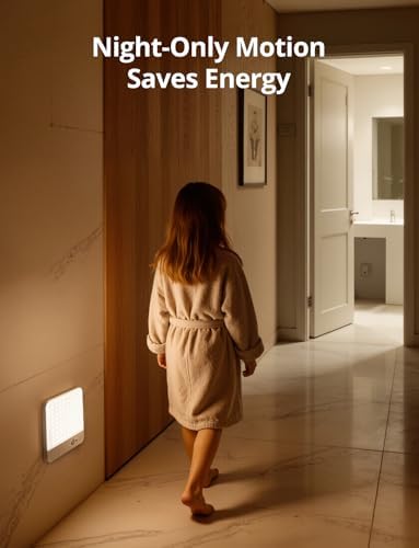 Bojim Magnetic Rechargeable Battery Operated Motion Sensor Ceiling Light