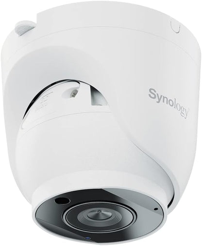 IP Camera Synology TC500 (Dome IP Camera 2880 x 1620/ PoE/ IP67 Compatible/Night Vision Performance: 30 m/SynologyNAS Only)