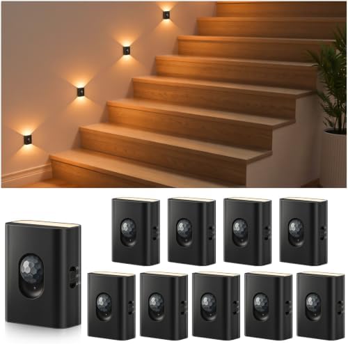 WILLED Rechargeable Motion Sensor Light Indoor, LED Night Lights 10 Pack