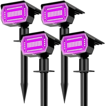 nipify Solar Spot Lights Outdoor, Solar Powered Waterproof Spotlight