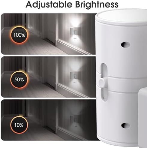 Briignite Night Lights Plug into Wall, Modern LED Night Light Plug in
