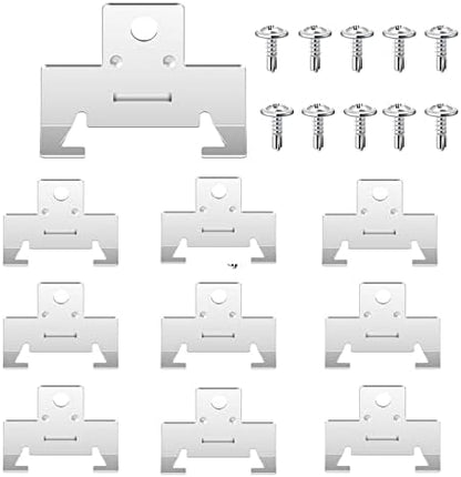 ROOWINTOO Recessed Light Clips for retrofitting recessed Light canisters, Downlight recessed Light Clips for use with Torsion Springs 10 Pack (5 Pairs)