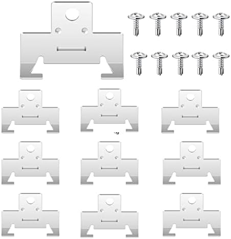 ROOWINTOO Recessed Light Clips for retrofitting recessed Light canisters, Downlight recessed Light Clips for use with Torsion Springs 10 Pack (5 Pairs)