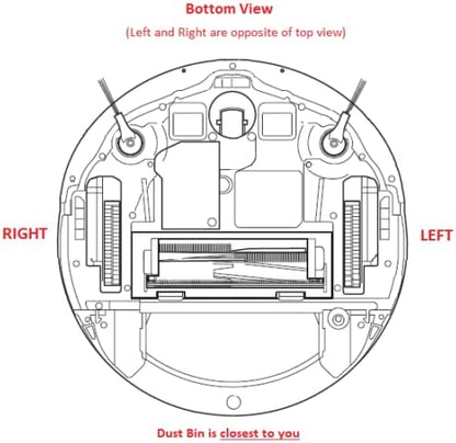 Shark Robot Vacuum Wheel & Motor Unit - Fits Shark Ion and IQ Models (Left Wheel Wiring Harness)