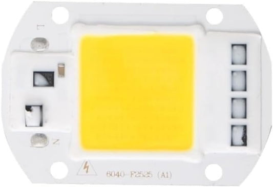 Fengyan Landscape lights LED COB Lamp Chip 10W 20W 30W 40W 50W AC 220V Smart IC LED Beads DIY For LED Floodlight Spotlight Cold White Warm White LED Street Lamp ( Color : Cold White , Size : 50W )