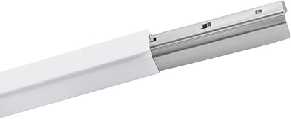 Heavy-Duty Ceiling Curtain Track Kit (3ft - 6ft), Curtain Track Ceiling Mount Room Divider Curtain Rod Aluminum Alloy Ceiling Track for Curtains Curtain Rod for Shower, Bedroom, Living Room