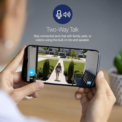 AMLINK 4K POE Camera, 8MP Outdoor Turret Security IP Camera, 100ft Color Nightvision, AI Human/Vehicle Detect, Built-in Mic Speaker, MicroSD Recording (256GB), 105° FOV, 4K@20FPS AL8M-T8198EW