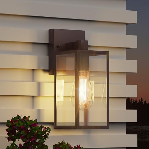 WIHTU Outdoor Front Porch Light Wall Mount, Exterior Lighting Fixtures