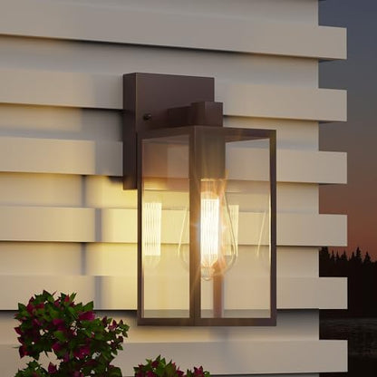 WIHTU Outdoor Front Porch Light Wall Mount, Exterior Lighting Fixtures