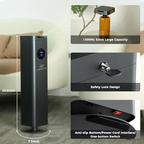 1500ml Waterless Diffuser for Home, 4500 Sq.Ft, WiFi & App Control