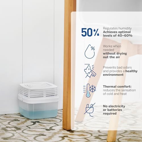 HUMYDRY Moisture Absorber 15.9oz, 6 Devices with 6 Refills, Unscented