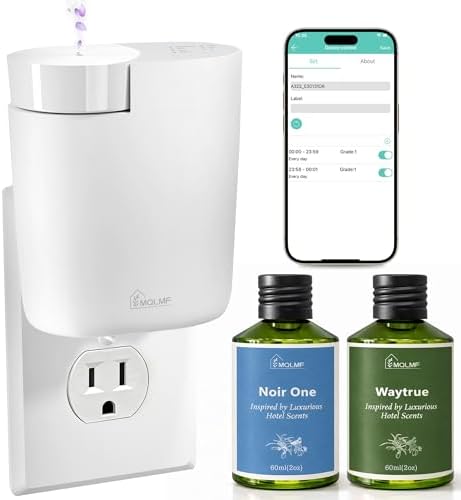 Waterless Plug in Diffuser,Essential Oil Plug in Wall Diffuser