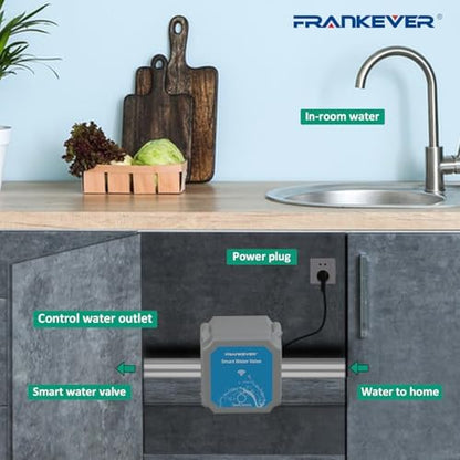 DN20 Smart Water Valve 3/4 Inch Smart Water Shutoff Valve Management System