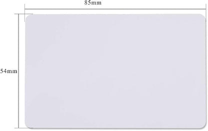 100 pcs Changeable UID Smart Card, Rewritable 13.56MHz RFID IC Blank Card | RFID 13.56MHz Card Readable Rewritable UID Changeable PVC Material for 1K IC Card Clone Block 0 Sector 0 Blank Card