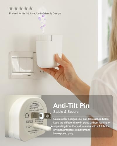 Waterless Plug in Diffuser,Essential Oil Plug in Wall Diffuser