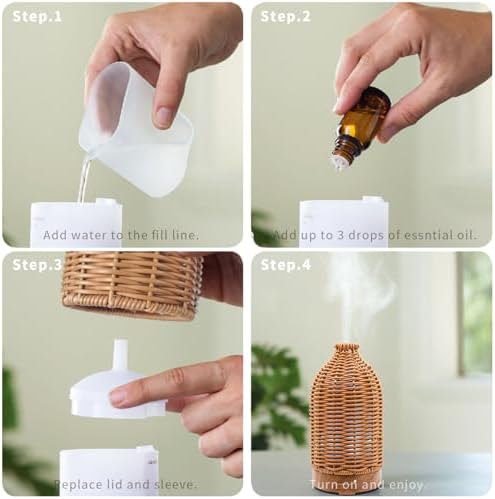 VICTORIA AROMA Essential Oil Diffuser - Multifunction Aromatherapy Diffuser