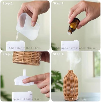 VICTORIA AROMA Essential Oil Diffuser - Multifunction Aromatherapy Diffuser