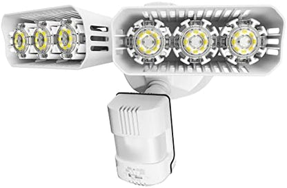 SANSI 27W 2700LM LED Motion Sensor Outdoor Flood Light, 5000K IP65, White