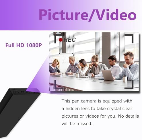 Security Camera, Hidden Spy Camera, 1080P Nanny Cam, No WiFi