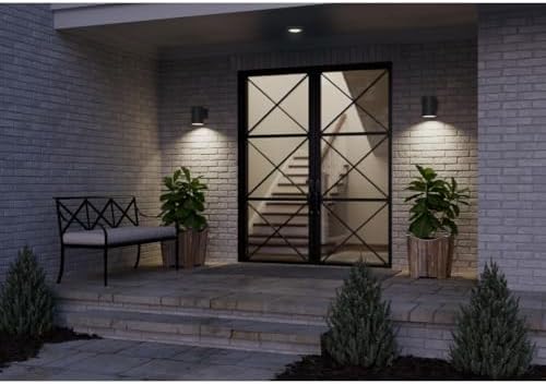 Progress Lighting LED Outdoor Wall Sconce Light, Black