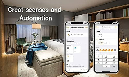 Tuya Bluetooth E14 Smart RGBCW Candle LED Light Bulbs, Music Sync Color Changing, App Control, 2Pack