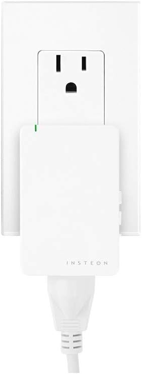 Insteon Smart On/Off Plug-in Module, 1800W, 3-Pin, 2635-222 - Indoor Only - Requires Insteon Hub for Voice Control with Amazon Alexa and Google Assistant