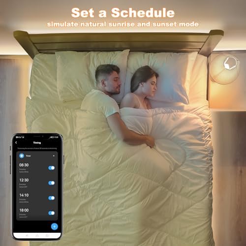 Tatazone WiFi Smart White COB Led Strip Light with Remote