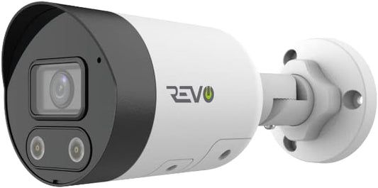 REVO America Ultra True 4K HD Smart Active Deterrence Bullet Security Camera