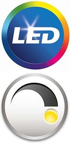Philips LED Dimmable BR30 Light Bulb: 650-Lumen, 5000-Kelvin, 9-Watt (65-Watt Equivalent), E26 Base, Daylight, 3-Pack