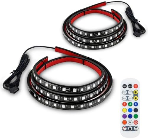 Mupera 60 Inch RGB Truck Bed Lights Strip Kit for Pickup Truck SUV RV