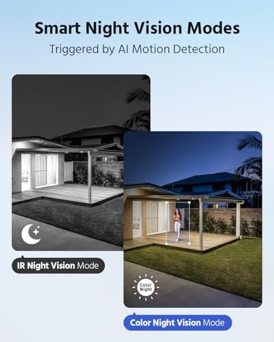 ANNKE 5MP/3K Two-Way Audio Analog Add-on Security Camera Outdoor, White