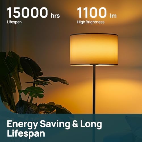 Linkind A19 LED Light Bulbs, 75 Watt Equivalent, 2700K Soft White 6 Packs