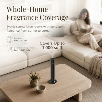 Waterless Essential Oil Diffuser with 5 Oils Starter Kit