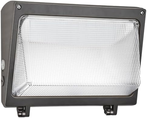hykolity 120W LED Wall Pack Light with Dusk-to-Dawn Sensor, 12000LM 5000K