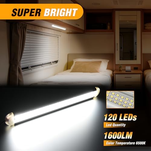 Nilight LED Interior Light Bar 8PCS 12 Inch Strip Lights