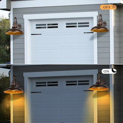 Exterior Farmhouse Barn Light, Porch Lights Outdoor, 16 Inch Vintage Outside Garage Lights Fixtures, Anti-Rust Waterproof Outdoor Light for Patio Frontdoor Entryway Doorway