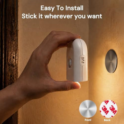 L LOHAS LED Motion Sensor Night Light, Rechargeable Step Light, 6 Pack