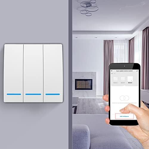 Generic Smart Switch Remote Control with Wireless Scene Setting for Home Automation Devices White 1 Pack