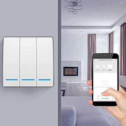 Generic Smart Switch Remote Control with Wireless Scene Setting for Home Automation Devices White 1 Pack