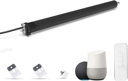 ZigBee 3.0 Smart Roller Shade Motor for 2" Tube, Heavy Duty 6.0N.m 10N.m Electric Blinds Retrofit Kit, Compatible with Alexa/Google Home (10.0 N.m Motor Suitable for Φ47mm (1.85") Groove Tube)
