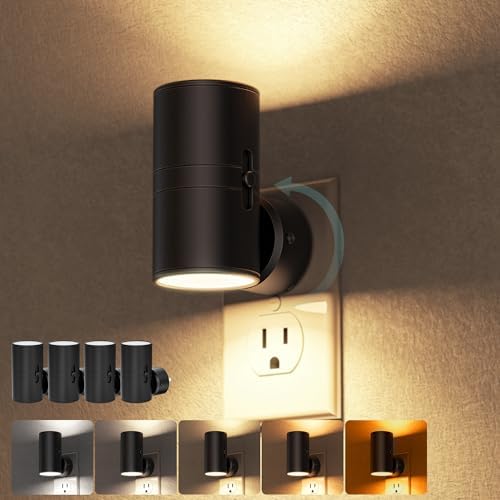 Briignite Night Lights Plug into Wall, 5CCT LED Night Light Plug in