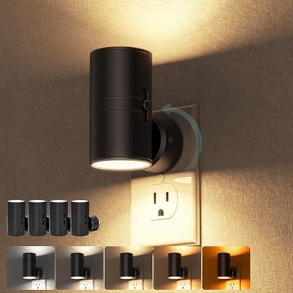 Briignite Night Lights Plug into Wall, 5CCT LED Night Light Plug in