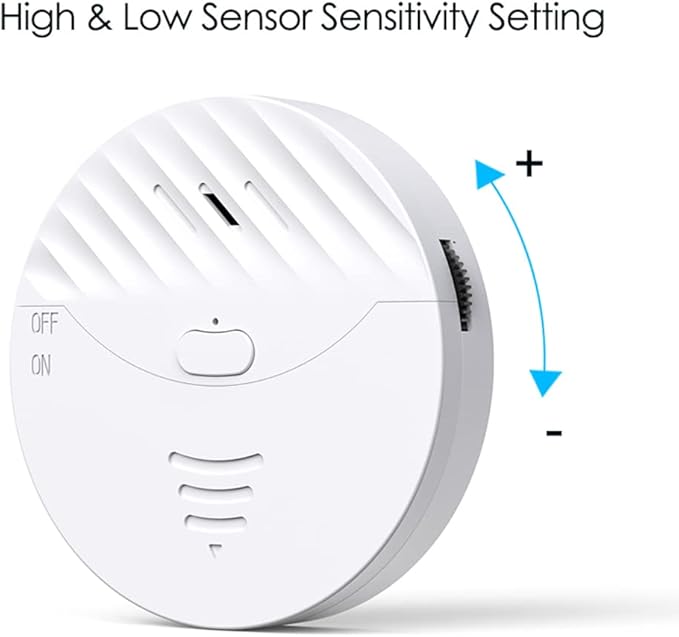 EverNary WiFi Window Alarm System, 4 Pack Glass Break Detection with Phone APP, 120dB Smart Alarms with Adjustable Vibration Sensor for Car,Home Security (4)