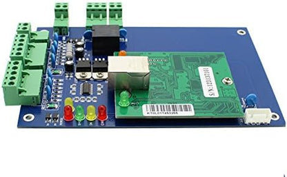 1 Door Access Control Board System 600lbs Electromagnetic Lock Infrared No Touch Exit Button RFID Keypad Reader 110~240V Power Supply Box USB Enroll Reader,Phone APP remotely Open Door