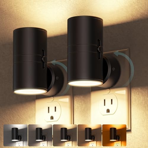 Briignite Night Lights Plug into Wall, 5CCT LED Night Light Plug in