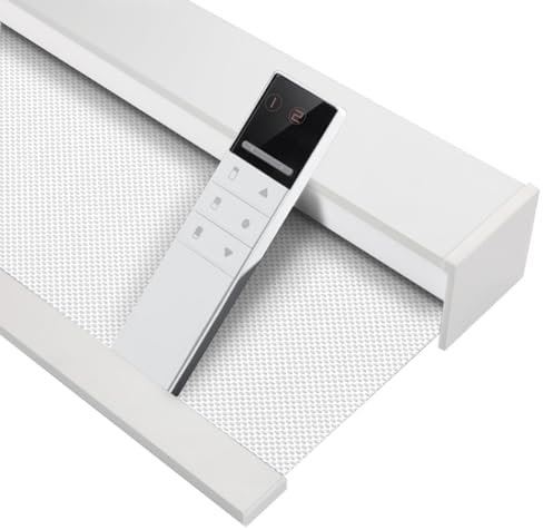 ZSHINE Motorized Blackout Roller Shades Remote Control Rechargeable(82006G)
