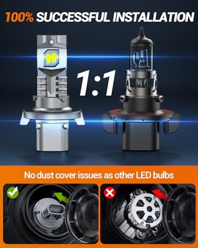 SEALIGHT LED Bulbs Combo for Ford F-150 2004-2014, 9008 H13 + H10 9145 Fog Lights Bulb, Plug and Play LED Upgrade for Trucks, Car Lighting Kits, Pack of 4