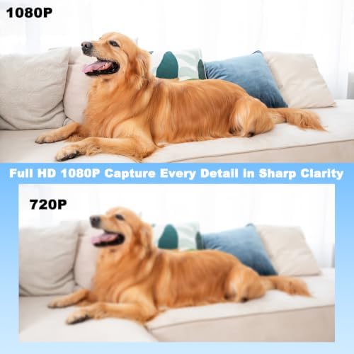 FHD 1080P Nanny Cam Security Camera, 64GB Mini Camera
