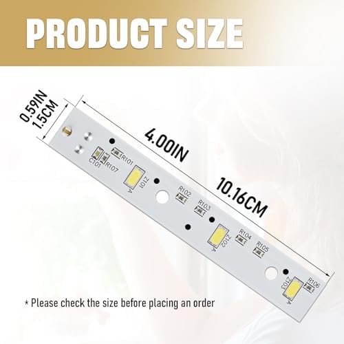 WISINY WR55X26671 Light Bulb for GE Refrigerator LED Light Replacement
