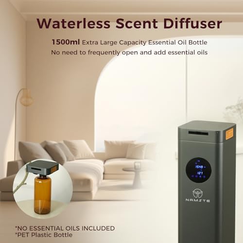 1500ml Waterless Diffuser for Home, 4500 Sq.Ft, WiFi & App Control